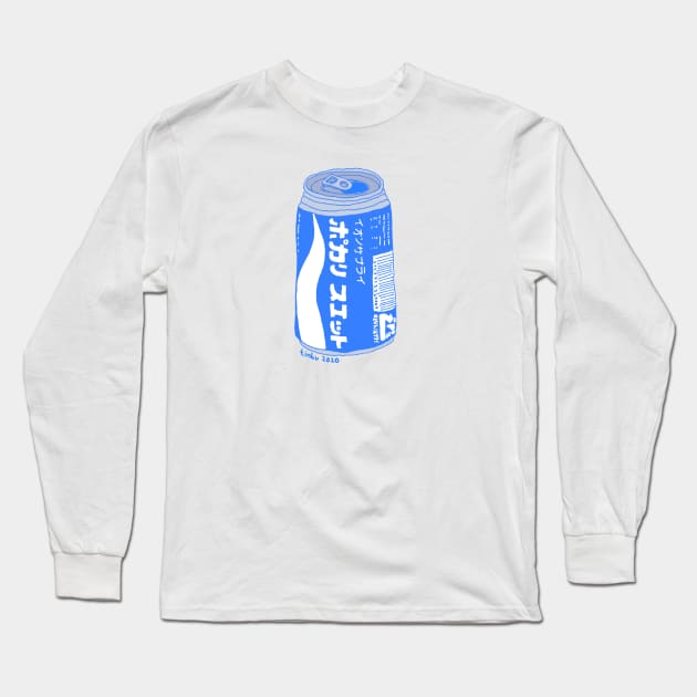 pocari sweat Long Sleeve T-Shirt by tinkulta